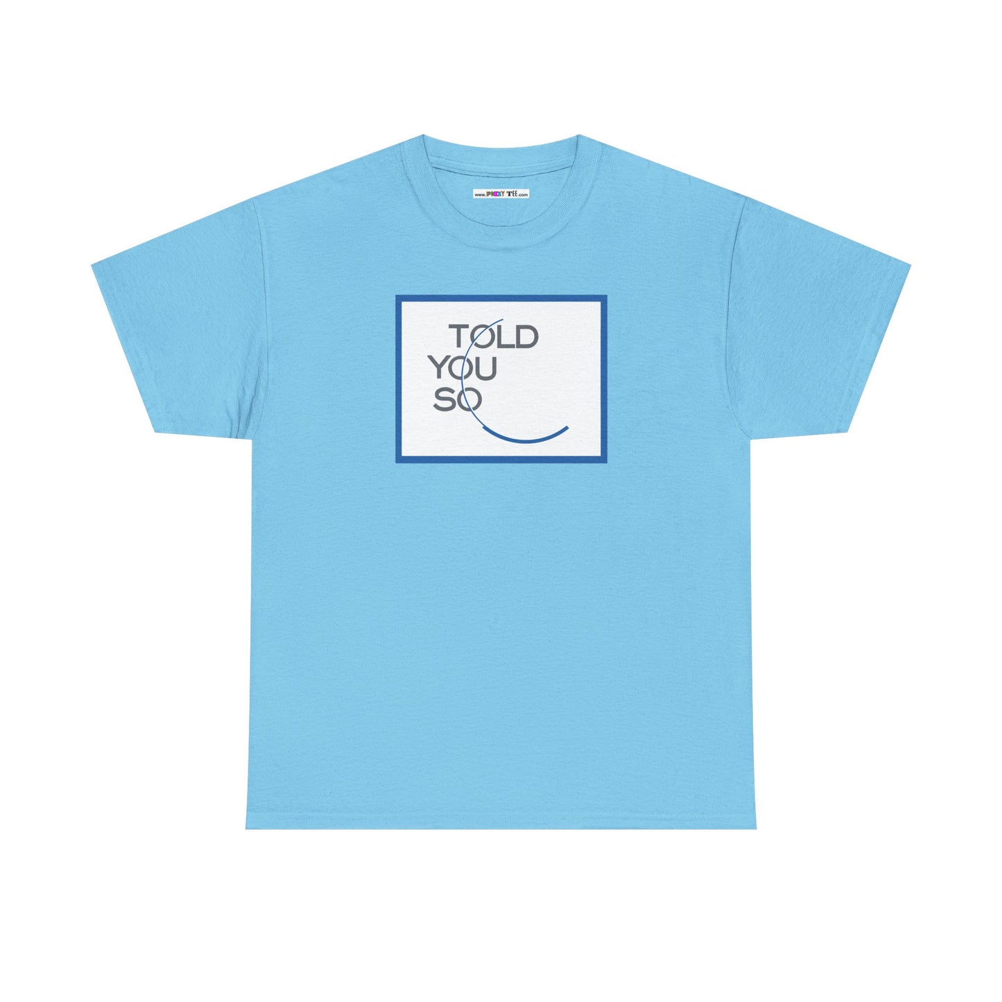 TOLD YOU SO Unisex Heavy Cotton Tee