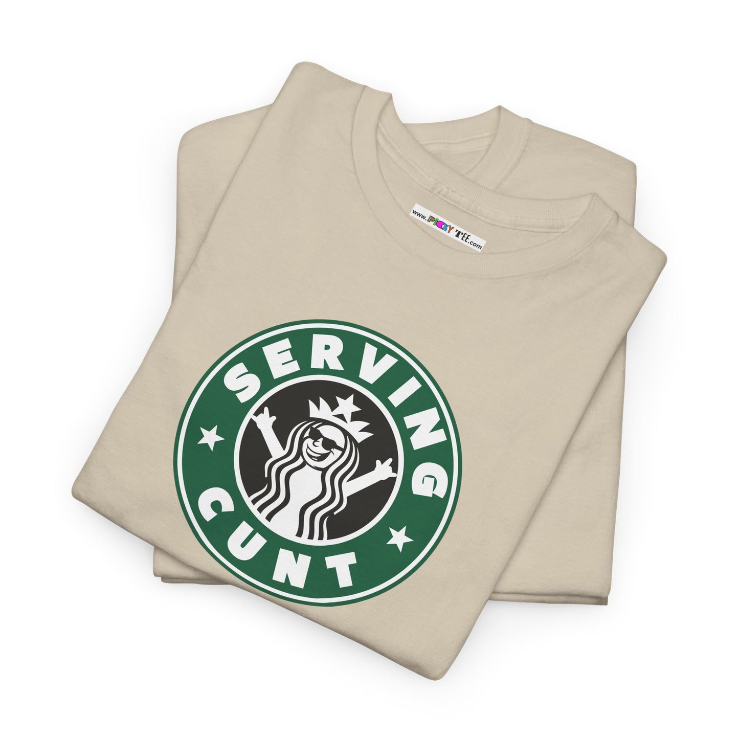SERVINGCUNT Unisex Heavy Cotton Tee