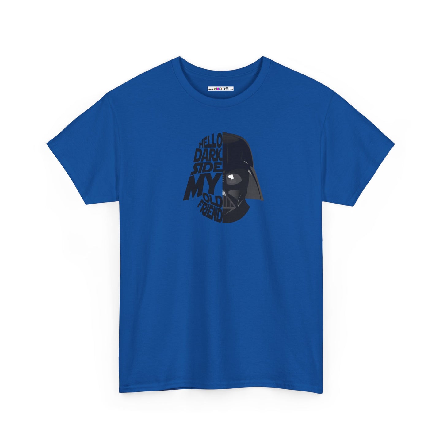 HELLO DARKSIDE MY OLD FRIEND Unisex Heavy Cotton Tee