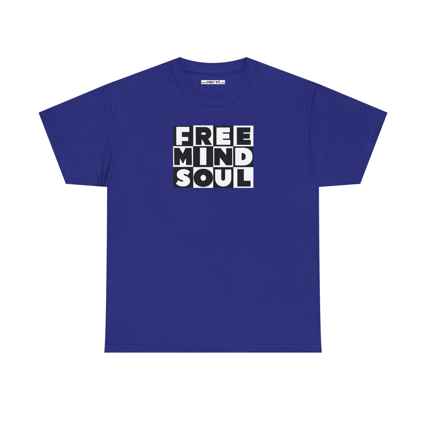 FREE MIND SOUL Unisex Heavy Cotton Tee