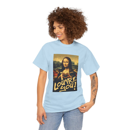 I LOUVRE YOU! Unisex Heavy Cotton Tee
