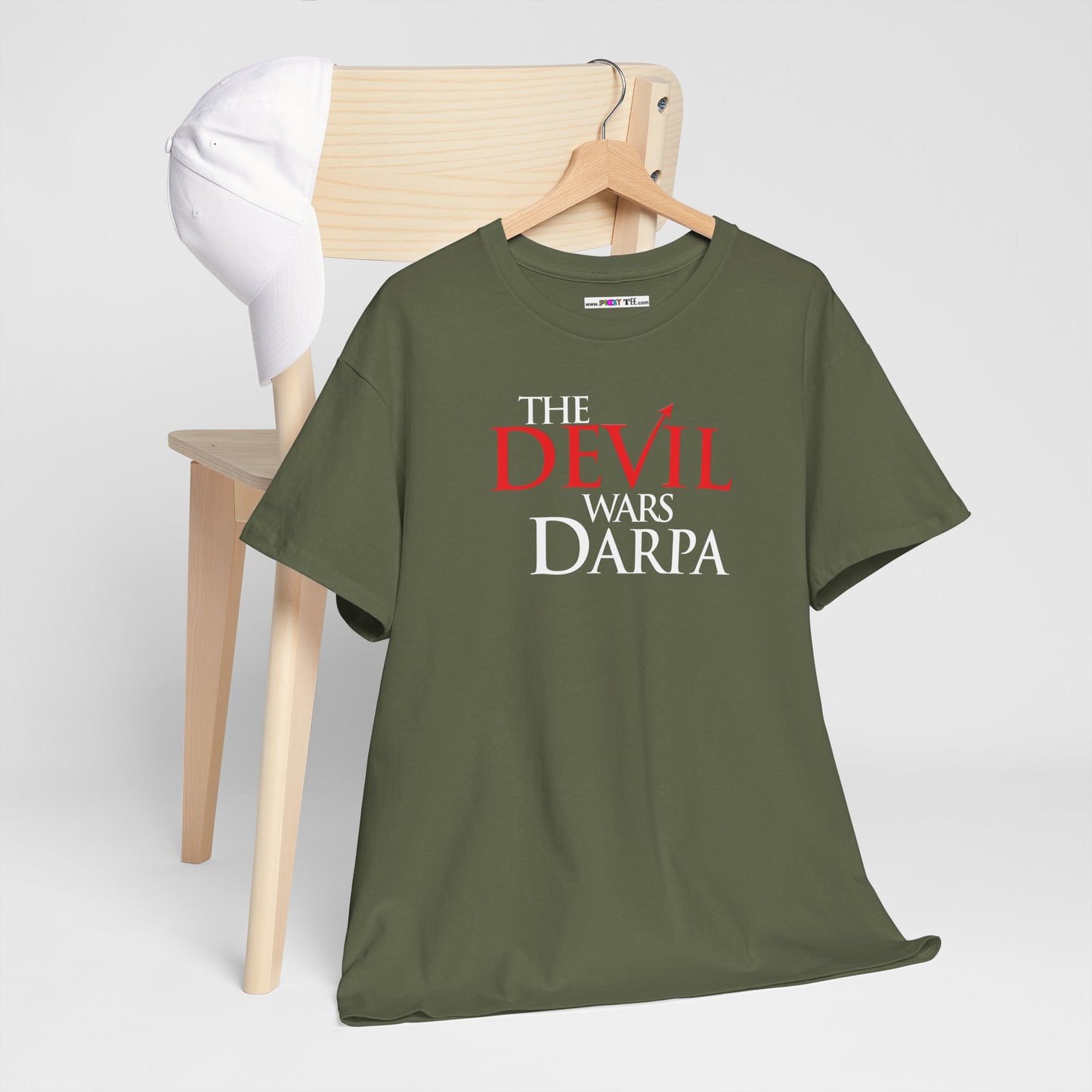 THE DEVIL WARS DARPA Unisex Heavy Cotton Tee