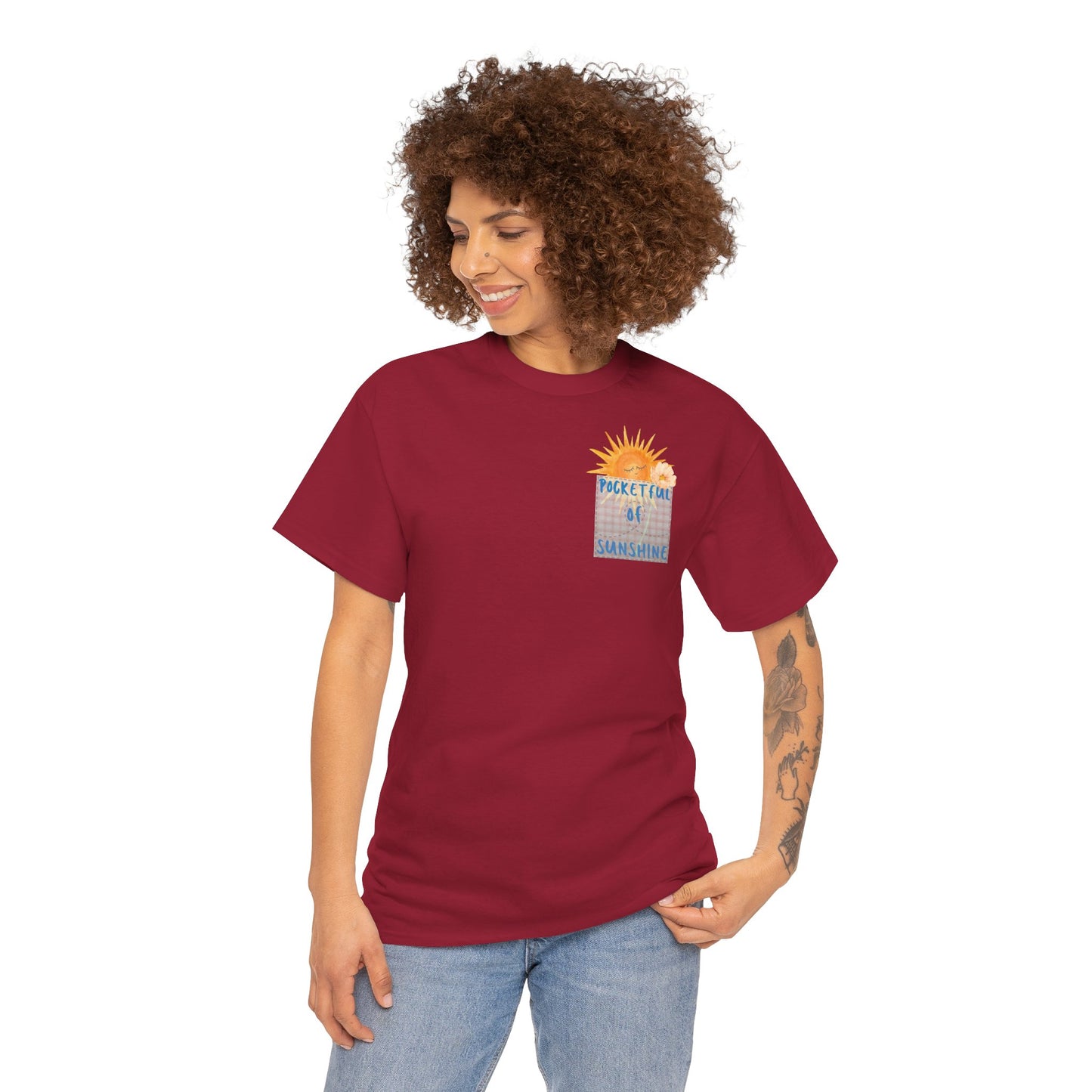 POCKETFUL OF SUNSHINE Unisex Heavy Cotton Tee