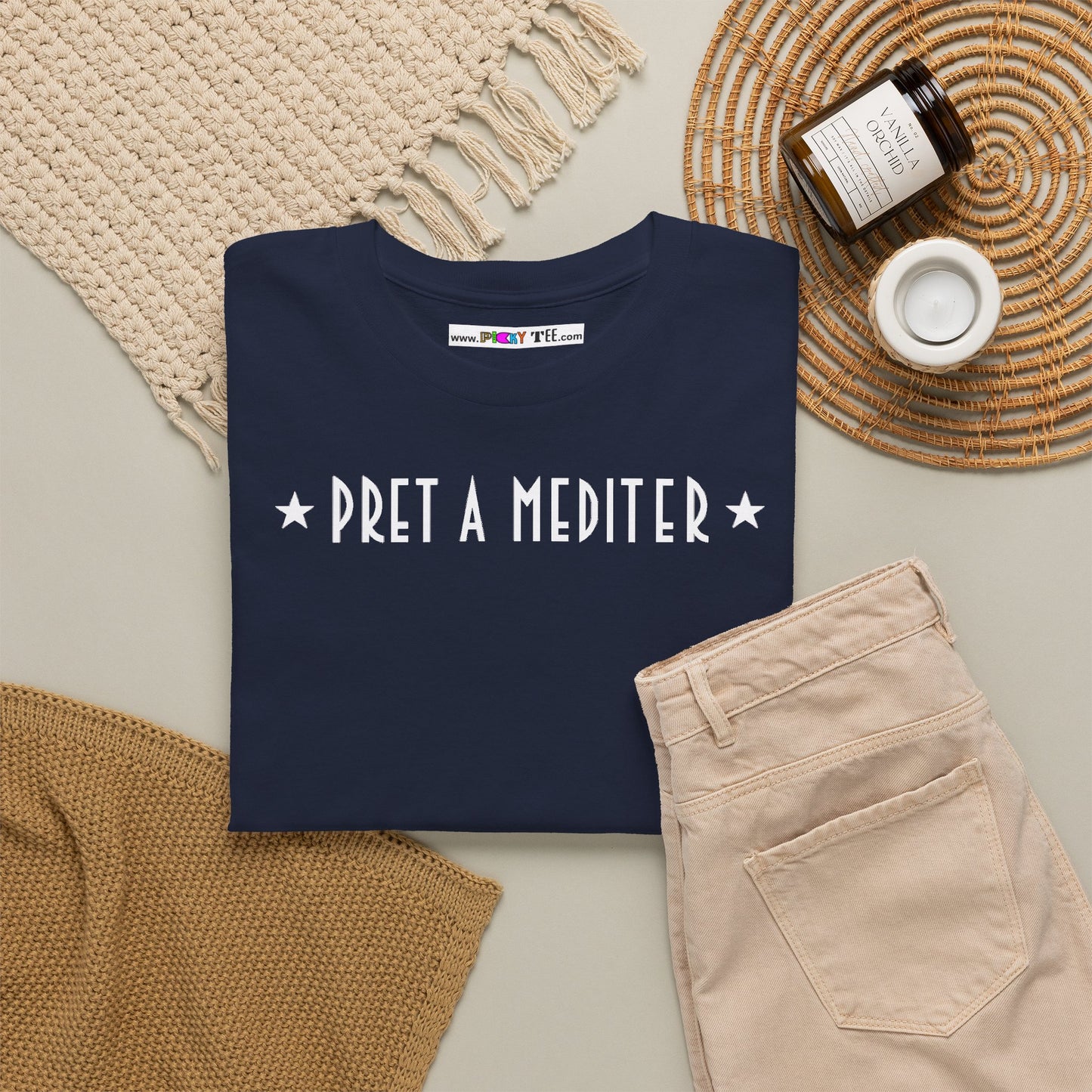 * PRET A MEDITER * Unisex Heavy Cotton Tee