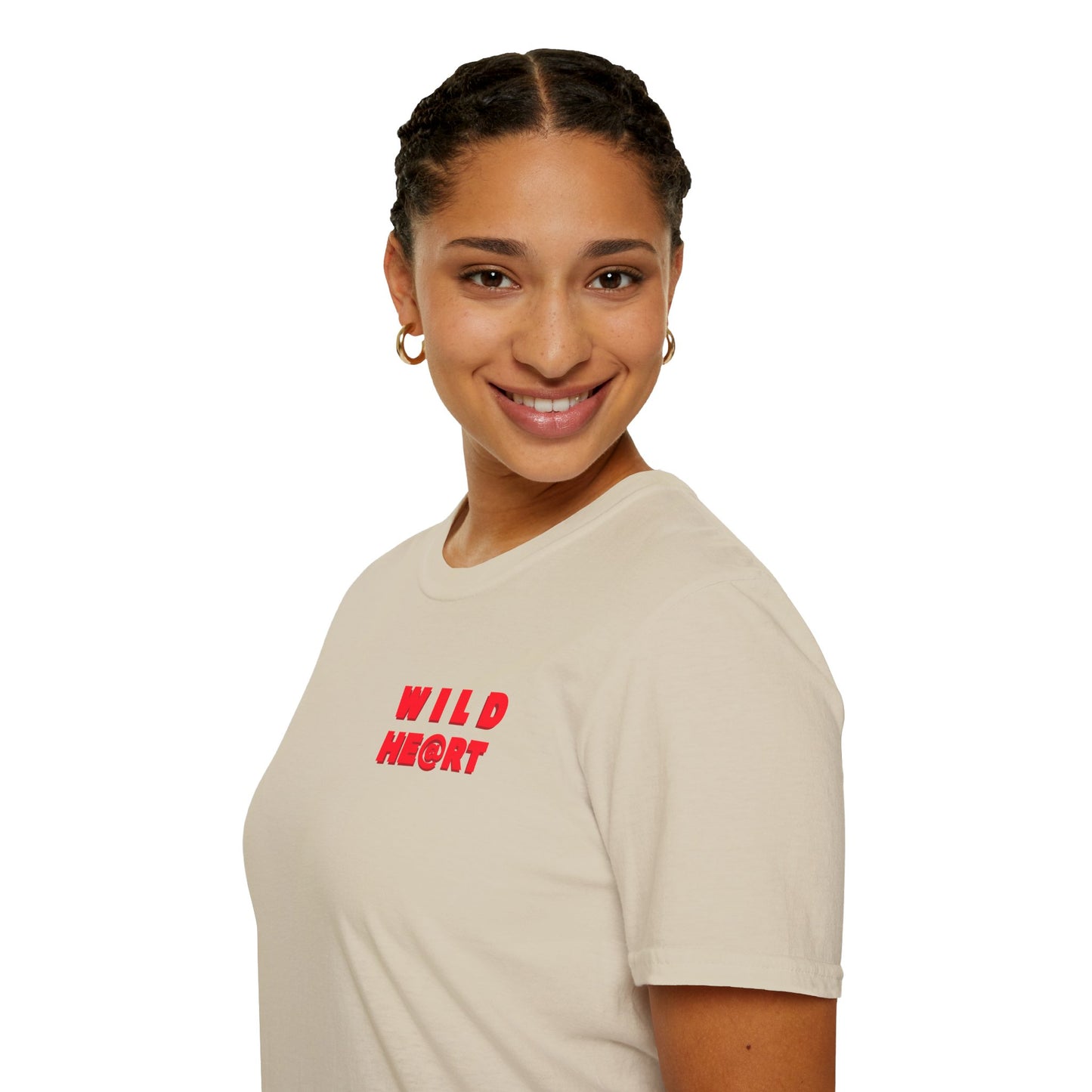 WILD AT HEART Unisex Softstyle 100% Cotton T-Shirt