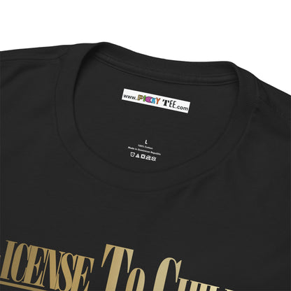 LICENSE TO CHILL 00Zzz Unisex Heavy Cotton Tee