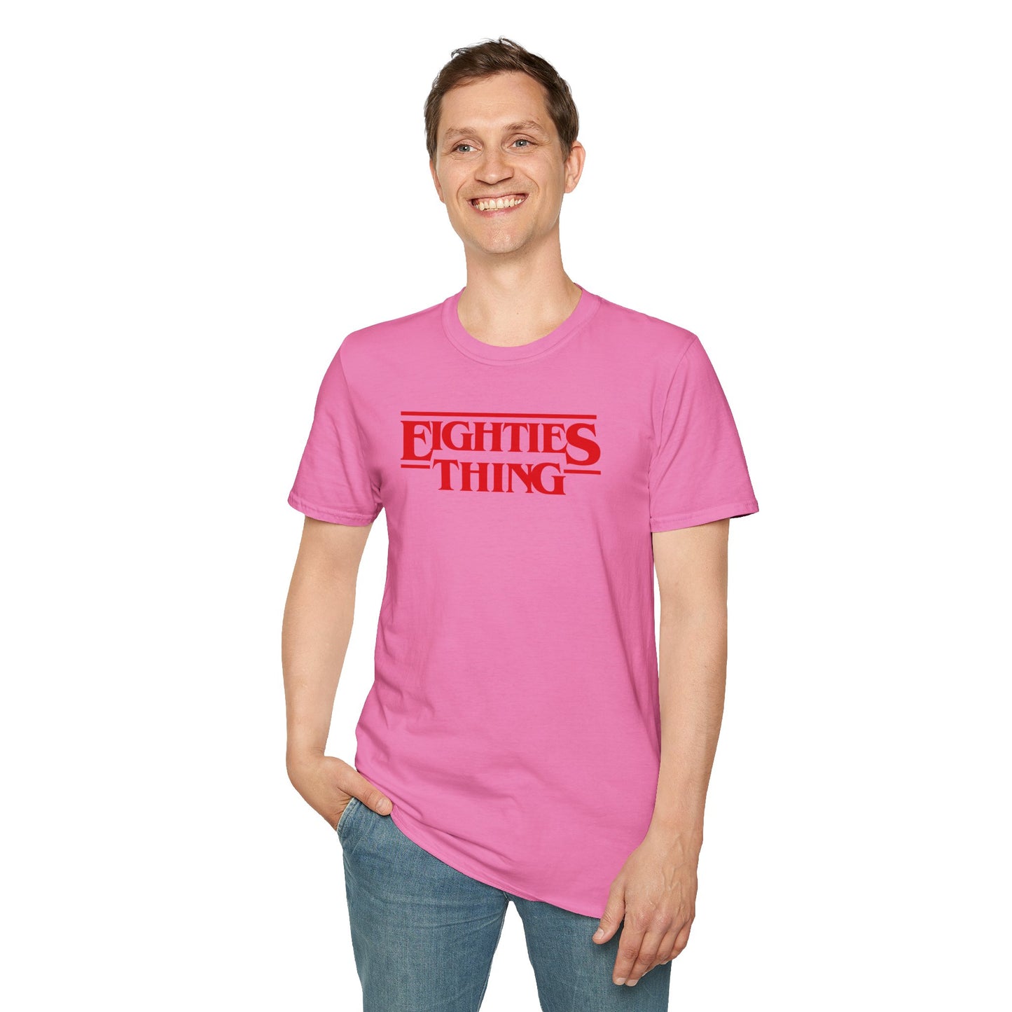 EIGHTIES THING Unisex Softstyle 100% Cotton T-Shirt