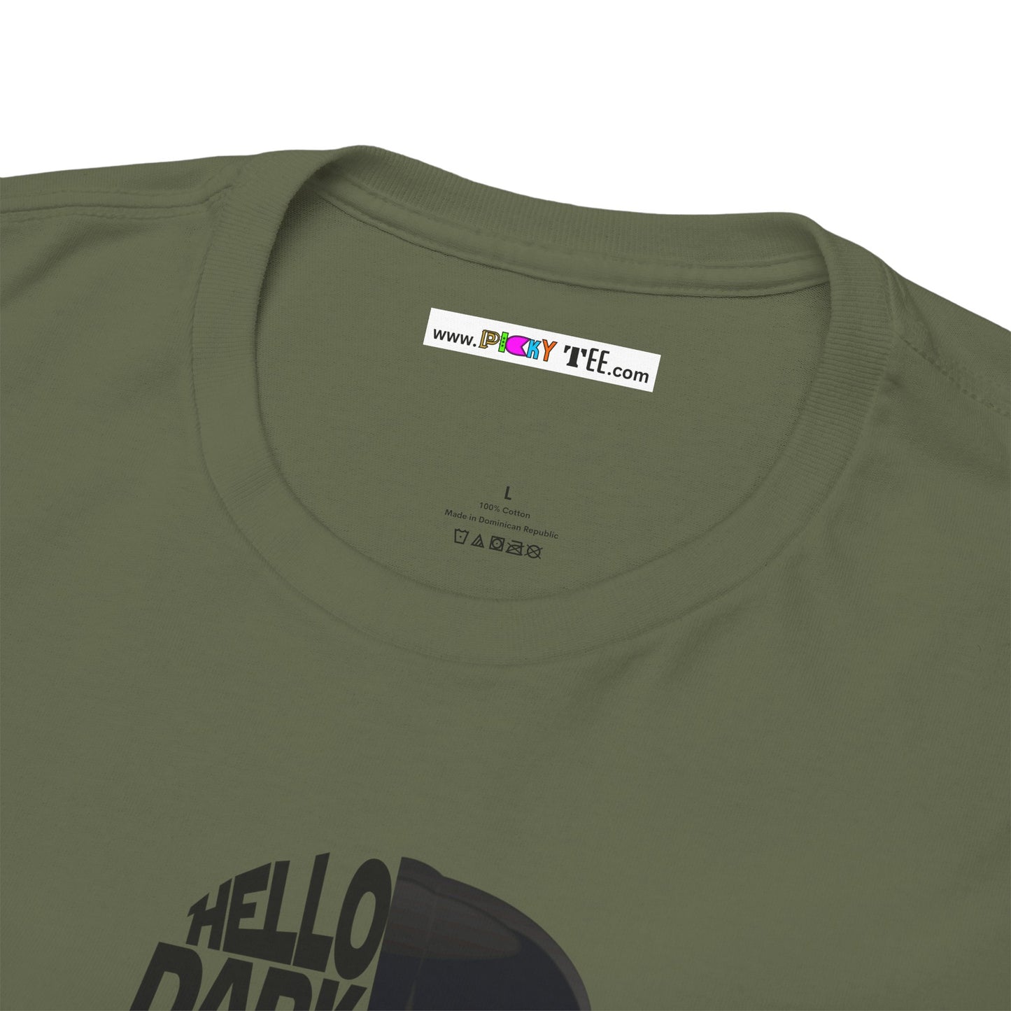 HELLO DARKSIDE MY OLD FRIEND Unisex Heavy Cotton Tee