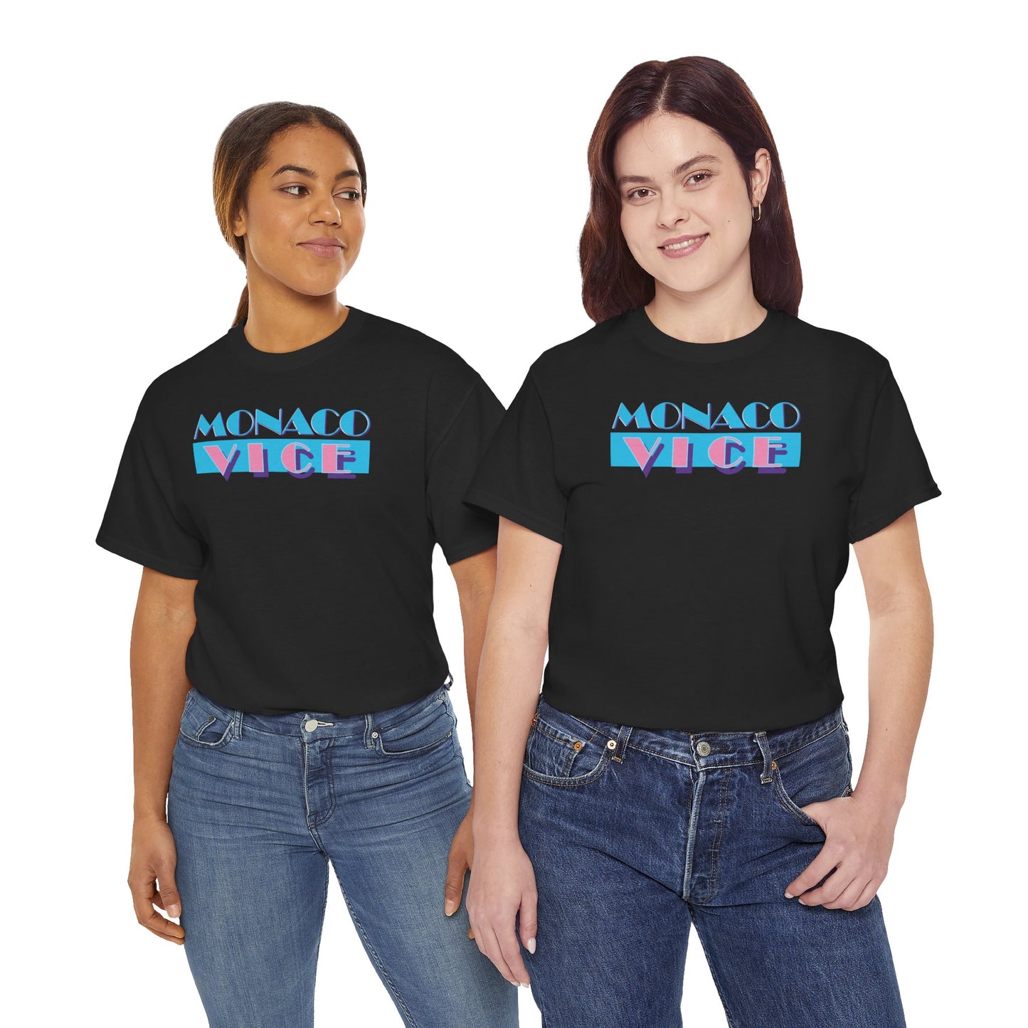MONACO VICE Unisex Heavy Cotton Tee
