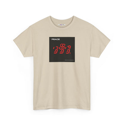 the PEACE ghost in the war-machine Unisex Heavy Cotton Tee