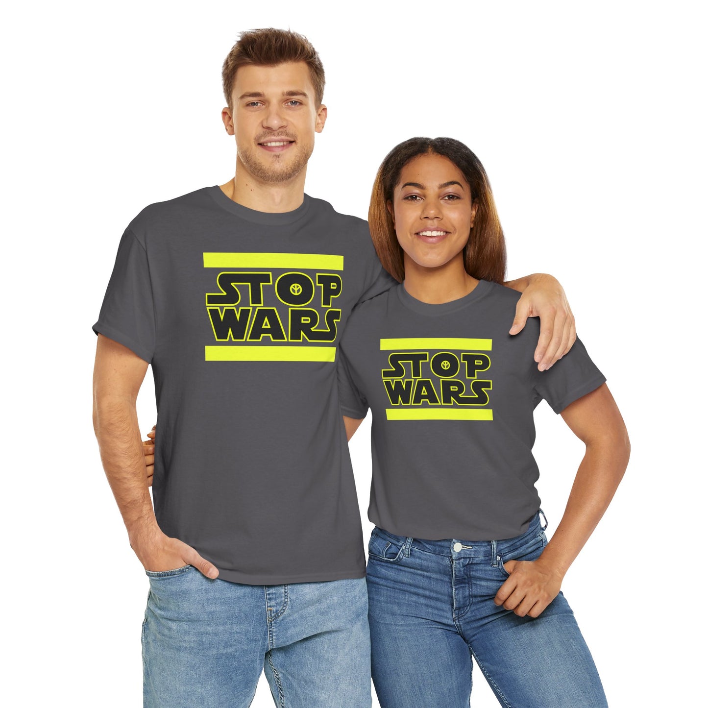 STOP WARS Unisex Heavy Cotton Tee