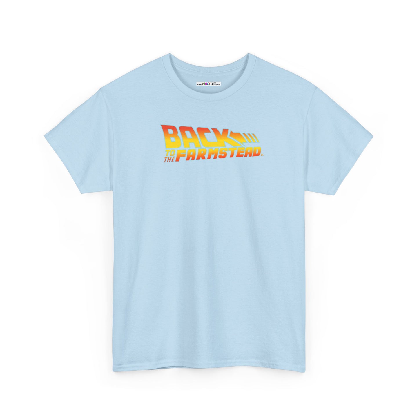BACK TO THE FARMSTEAD Unisex Heavy Cotton Tee