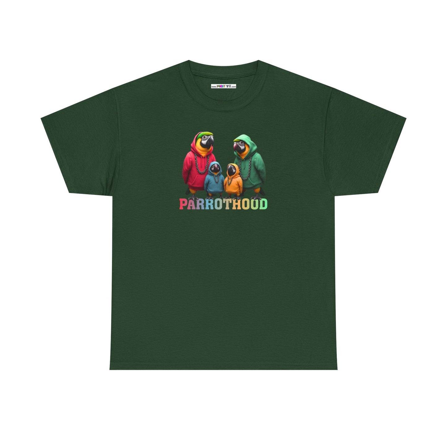 PARROTHOOD Unisex Heavy Cotton Tee