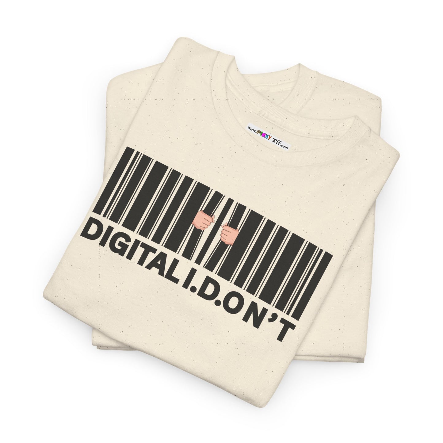 DIGITAL I.D.ON'T Unisex Heavy Cotton Tee