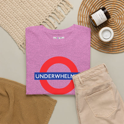 UNDERWHELMED Unisex Heavy Cotton Tee