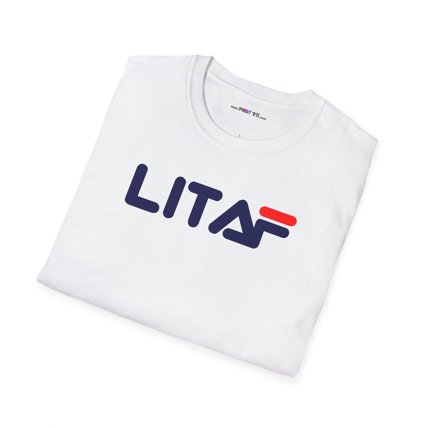 LIT AF Unisex Softstyle 100% Cotton T-Shirt