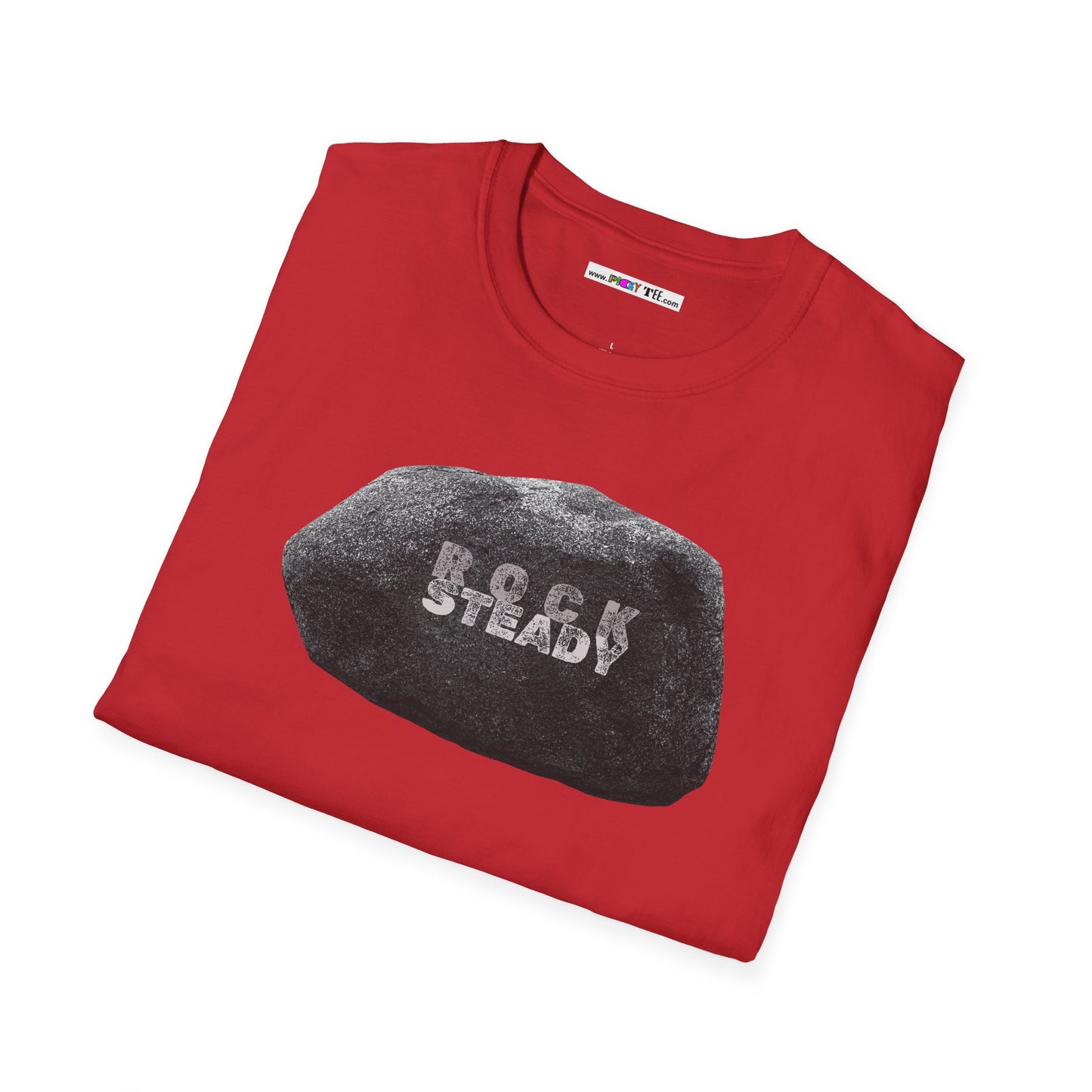 ROCK steady Unisex Softstyle 100% Cotton T-Shirt