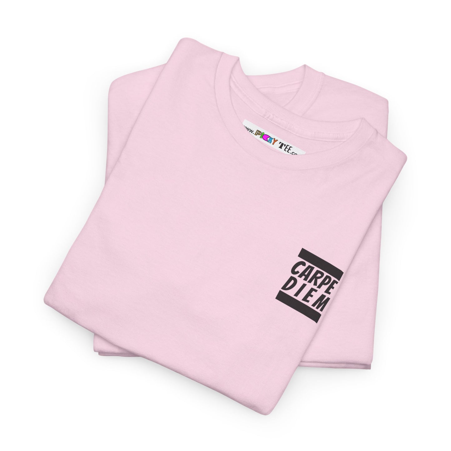 CARPE DIEM "I SEIZE DAY, PEOPLE" Unisex Heavy Cotton Tee