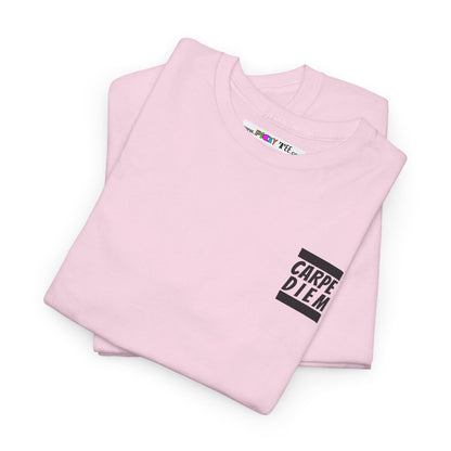 CARPE DIEM "I SEIZE DAY, PEOPLE" Unisex Heavy Cotton Tee