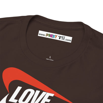 LOVE JUST LOVE. Unisex Heavy Cotton Tee