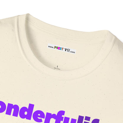 wonderfuLIFE. Unisex Softstyle 100% Cotton T-Shirt