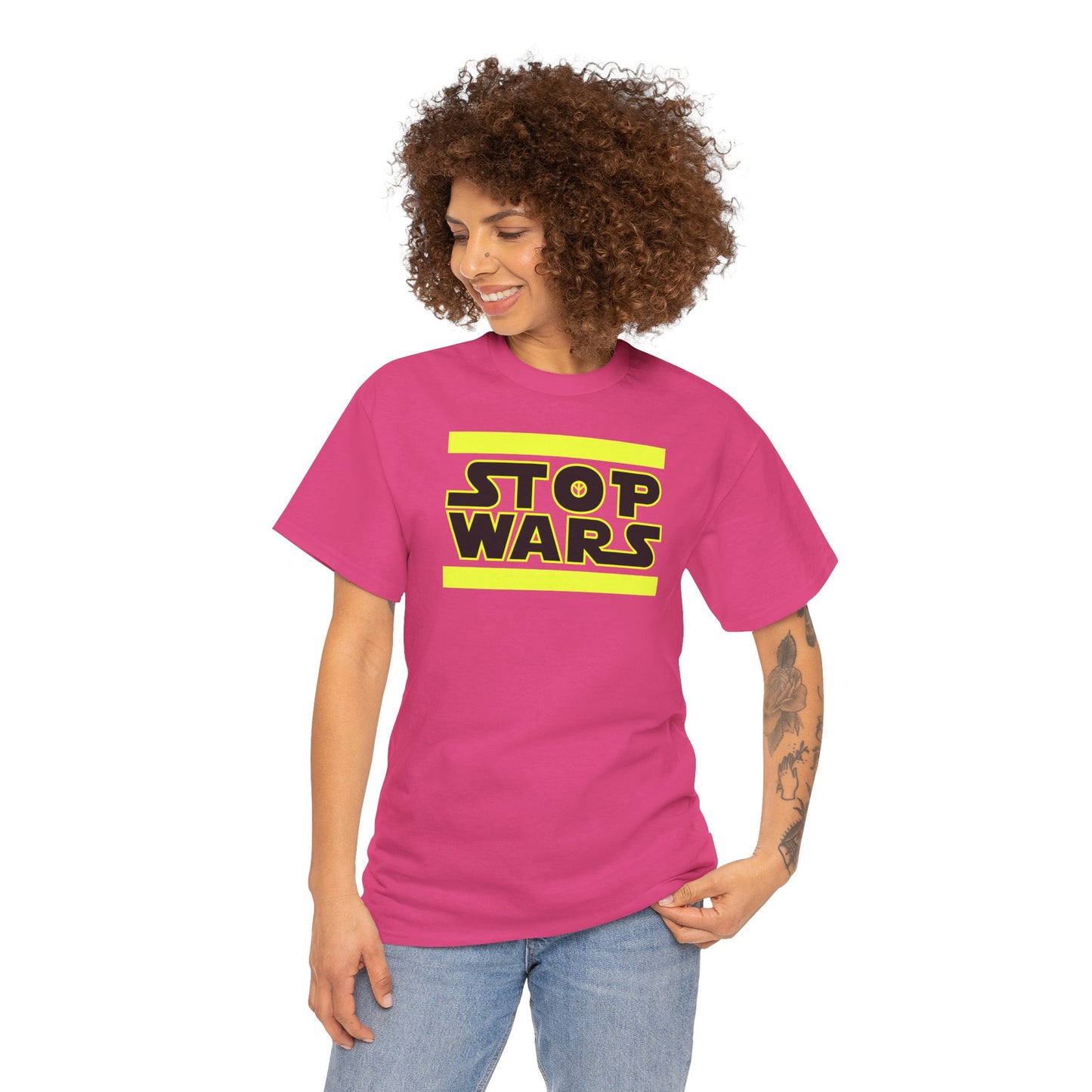STOP WARS Unisex Heavy Cotton Tee