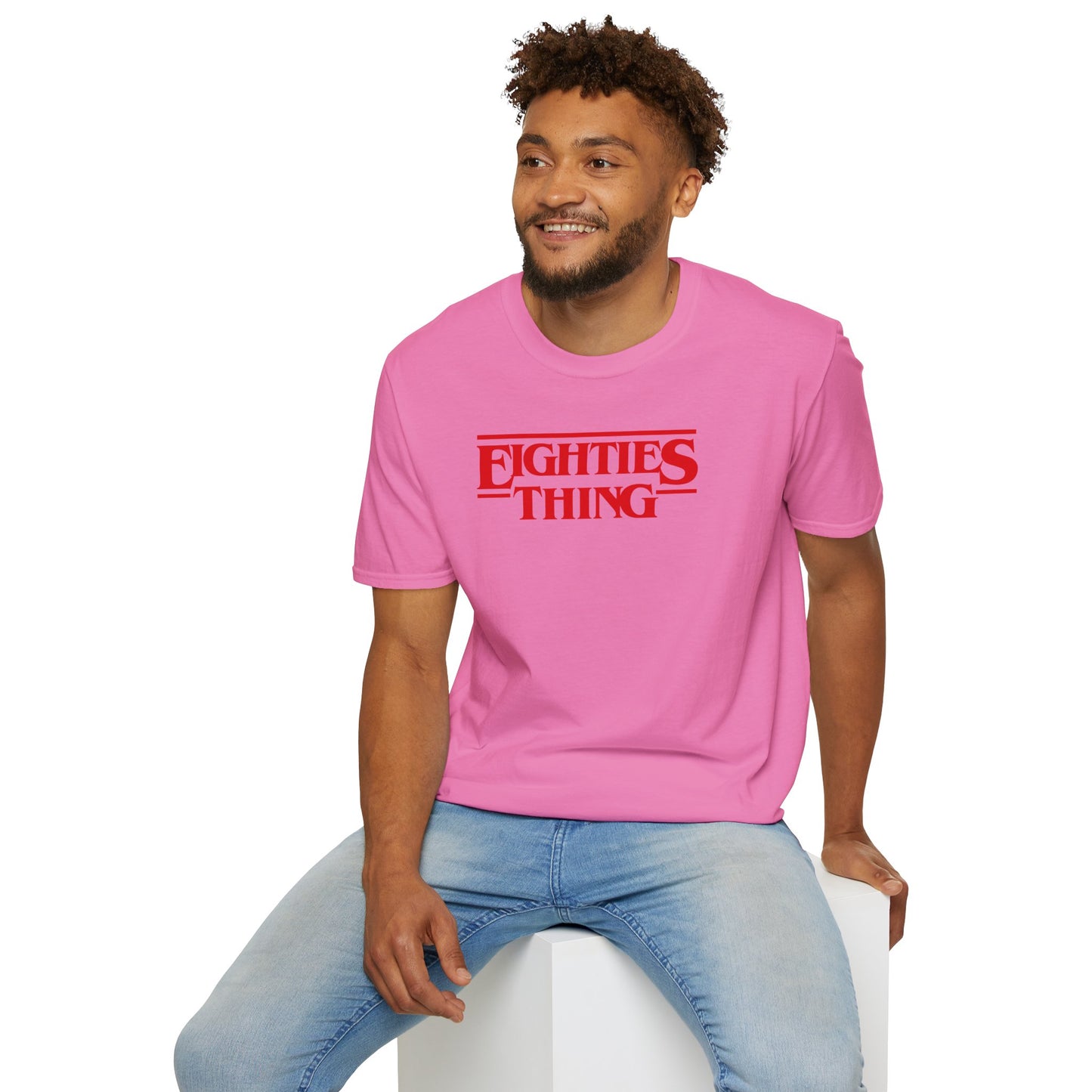 EIGHTIES THING Unisex Softstyle 100% Cotton T-Shirt