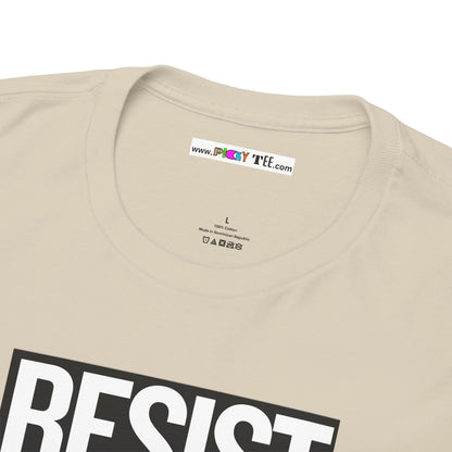 RESIST STANCE UNITED Unisex Heavy Cotton Tee