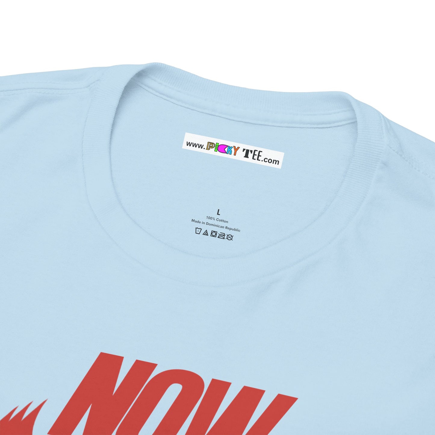 NOW JUST BE HERE Unisex Heavy Cotton Tee