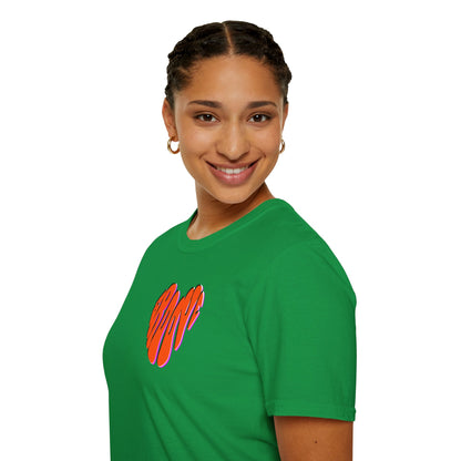 GROOVE is in THE HEART Unisex Softstyle 100% Cotton T-Shirt