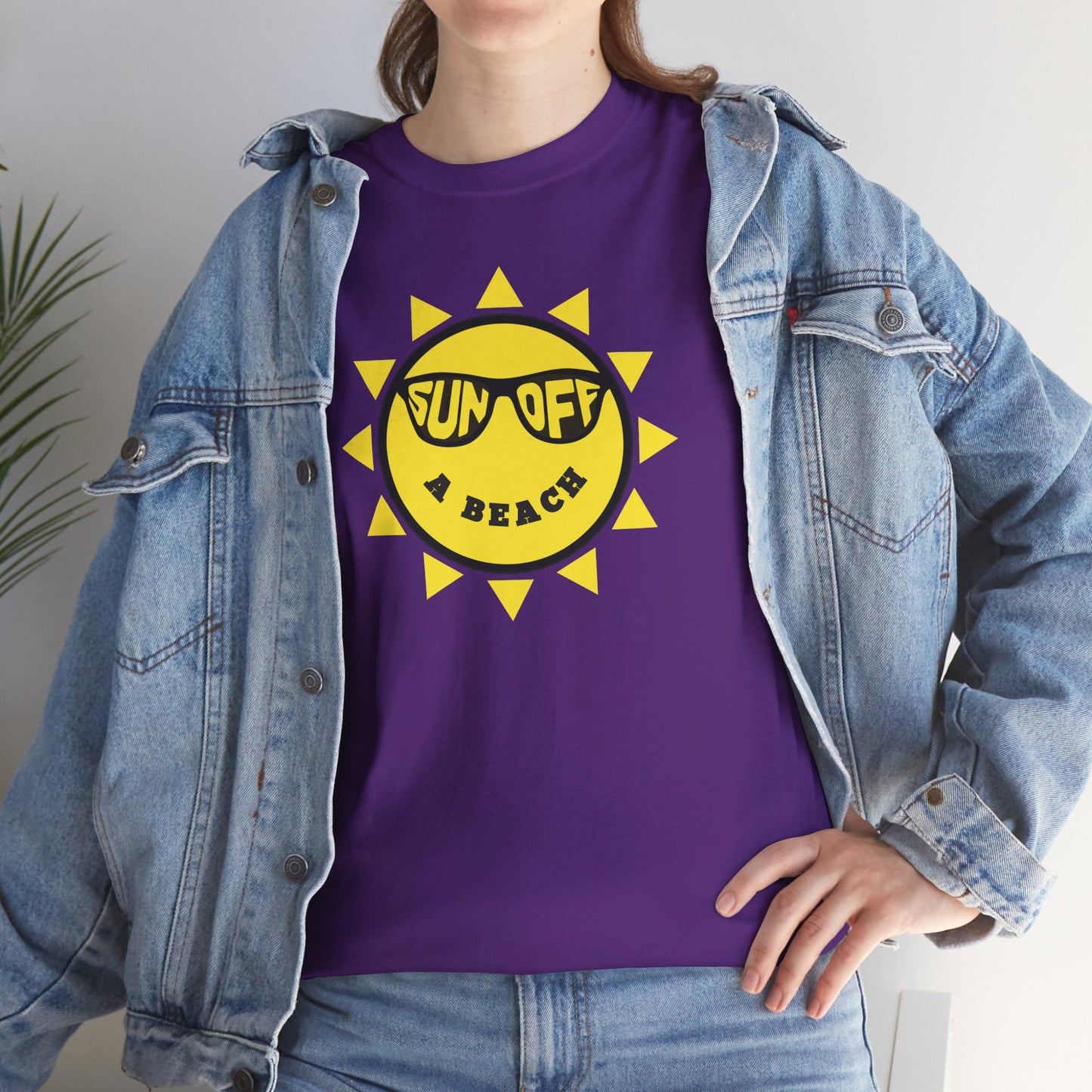 SUN OFF A BEACH Unisex Heavy Cotton Tee