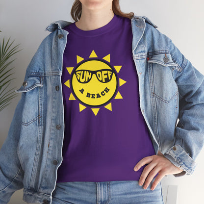 SUN OFF A BEACH Unisex Heavy Cotton Tee