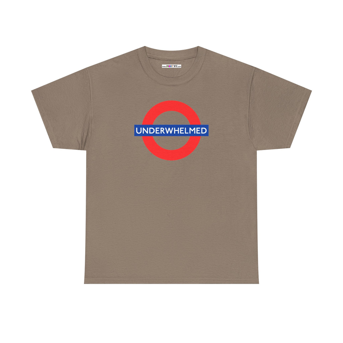 UNDERWHELMED Unisex Heavy Cotton Tee