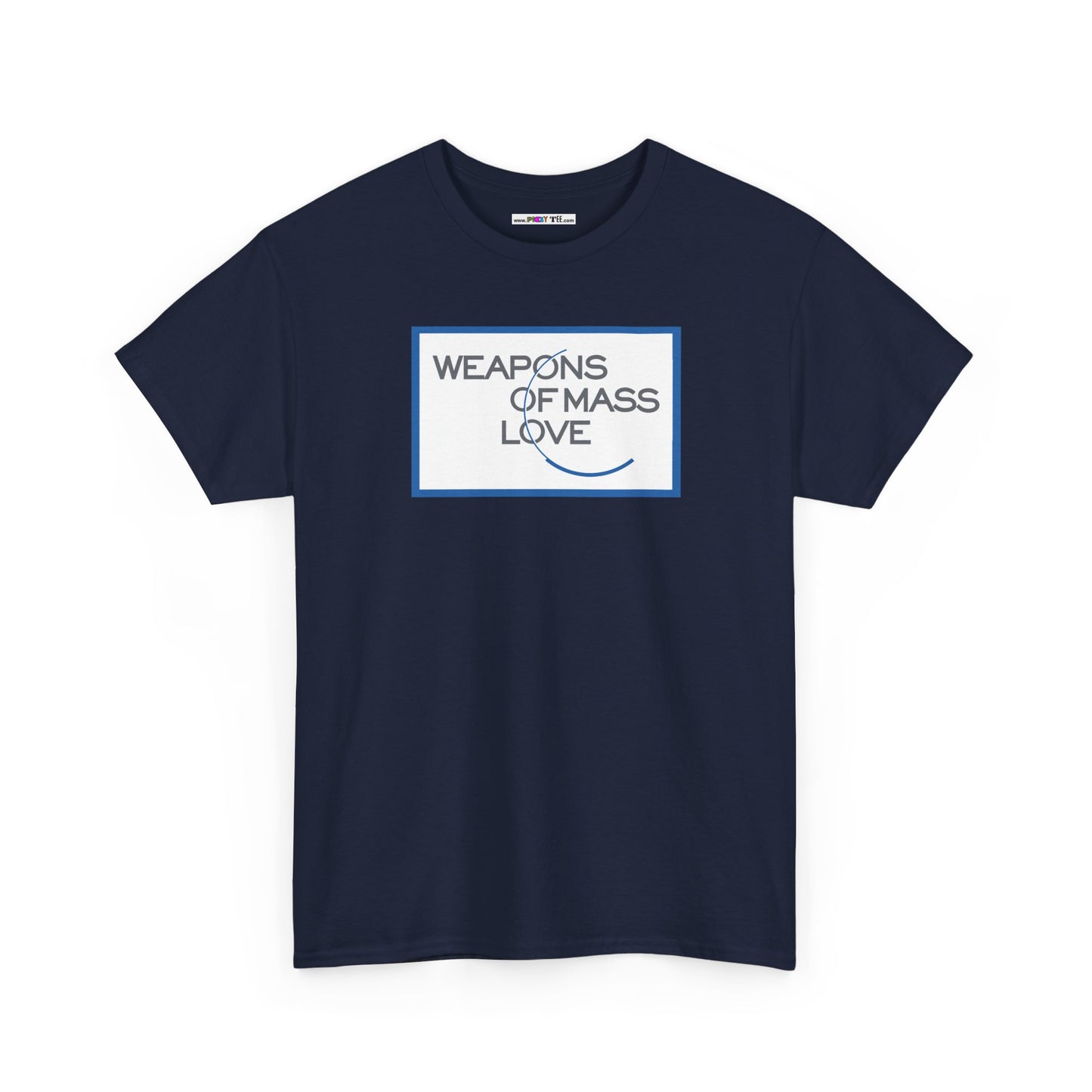 WEAPONS OF MASS LOVE Unisex Heavy Cotton Tee