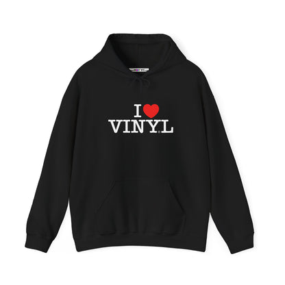 I ❤️ VINYL Unisex Heavy Blend™ Hooded Sweatshirt