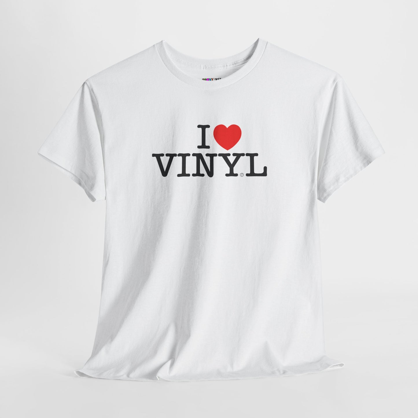I ❤️ VINYL Unisex Heavy Cotton Tee