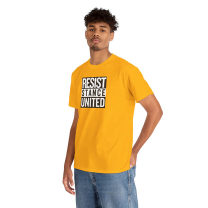 RESIST STANCE UNITED Unisex Heavy Cotton Tee