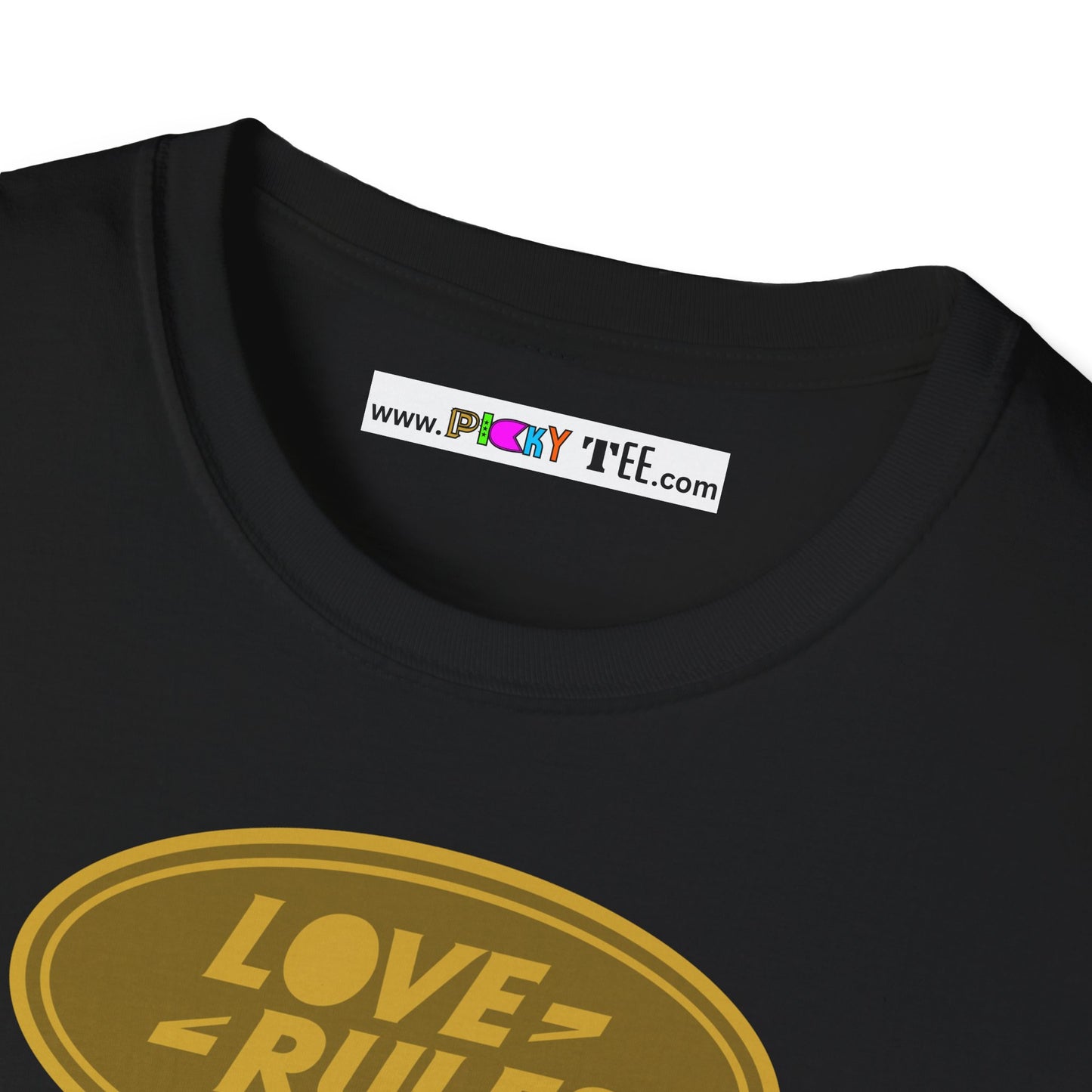 LOVE-RULES Unisex Softstyle 100% Cotton T-Shirt