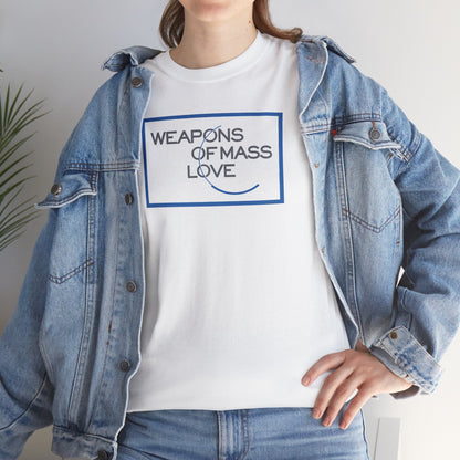 WEAPONS OF MASS LOVE Unisex Heavy Cotton Tee