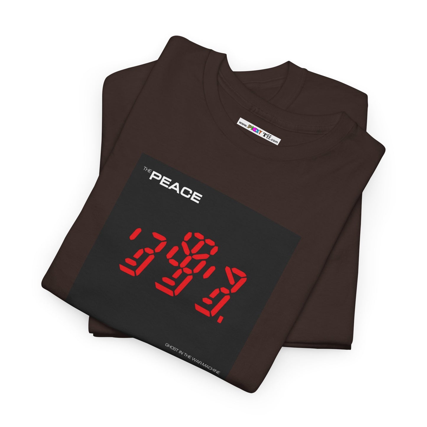 the PEACE ghost in the war-machine Unisex Heavy Cotton Tee