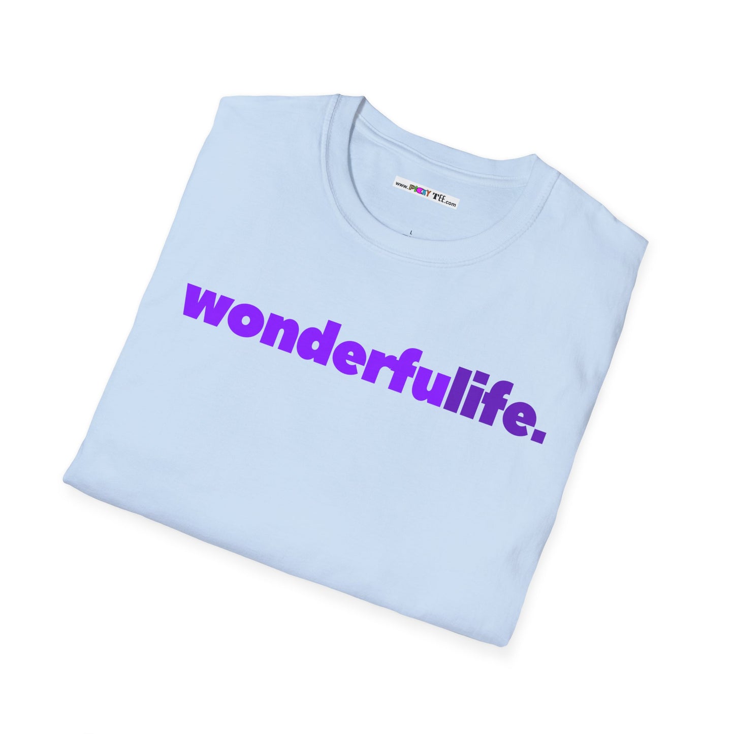 wonderfuLIFE. Unisex Softstyle 100% Cotton T-Shirt