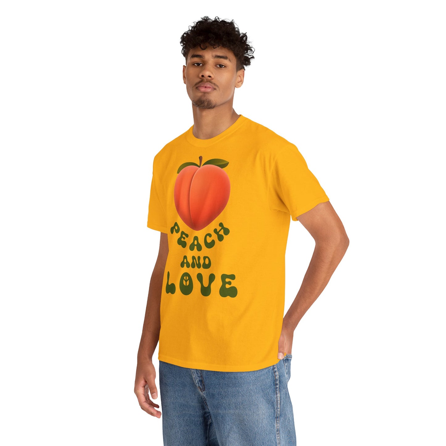 PEACH AND LOVE Unisex Heavy Cotton Tee