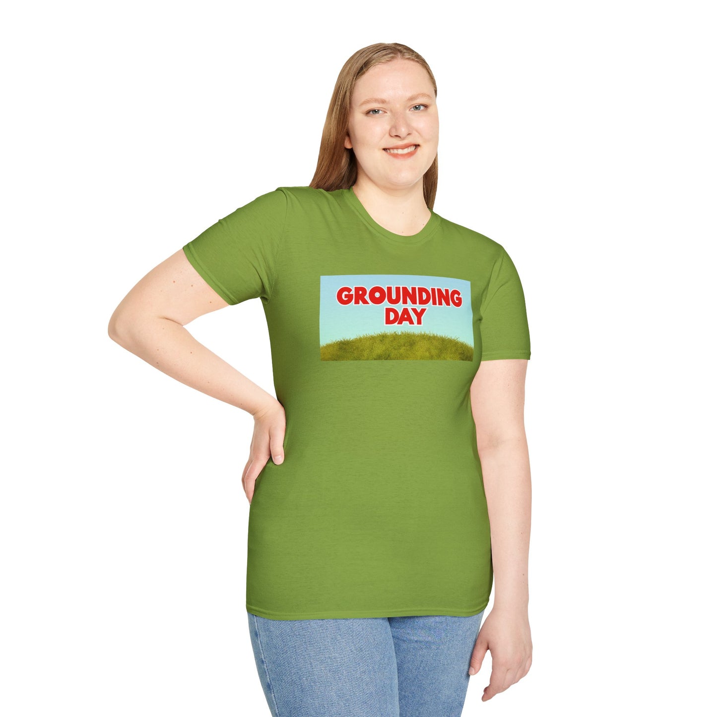 GROUNDING DAY Unisex Softstyle 100% Cotton T-Shirt