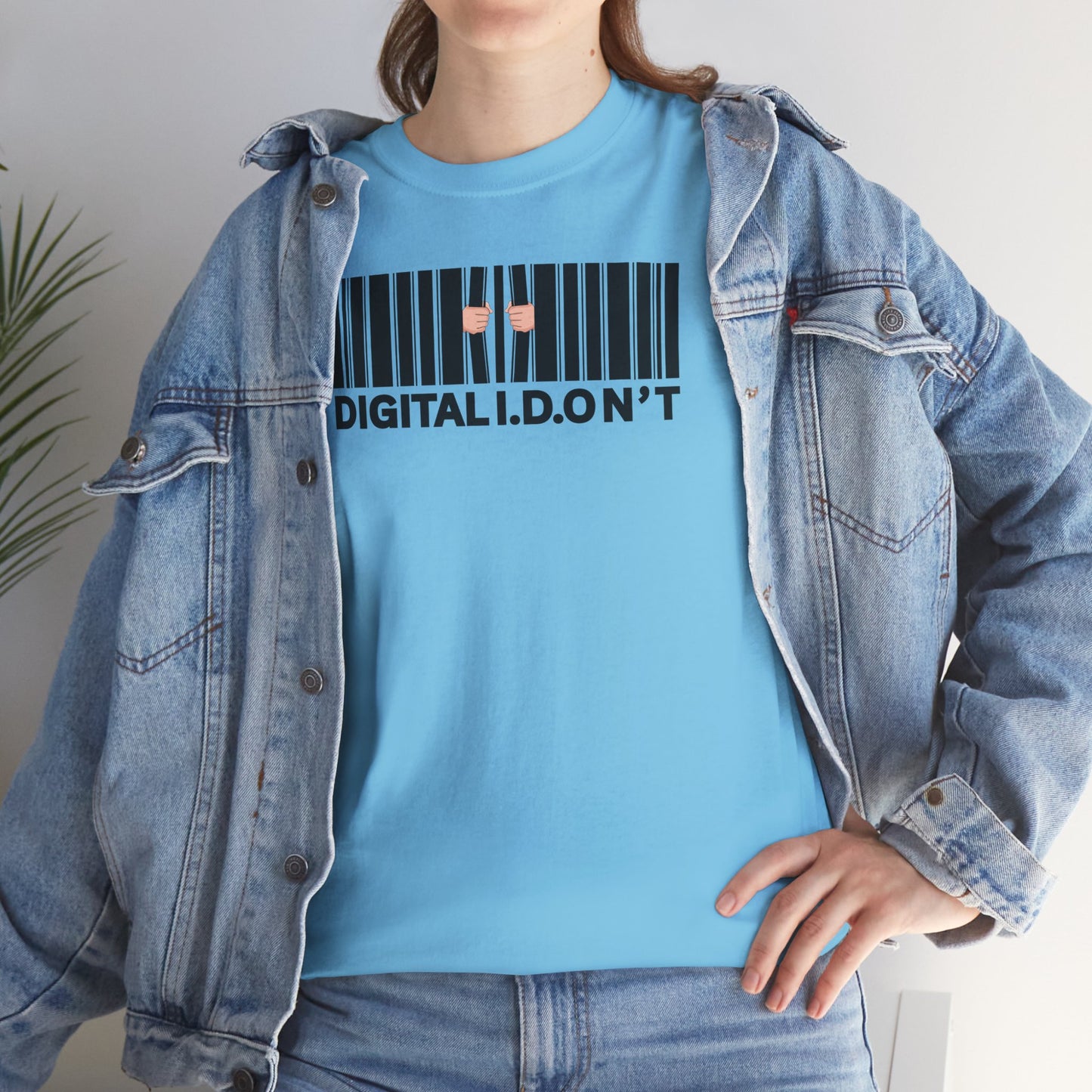 DIGITAL I.D.ON'T Unisex Heavy Cotton Tee