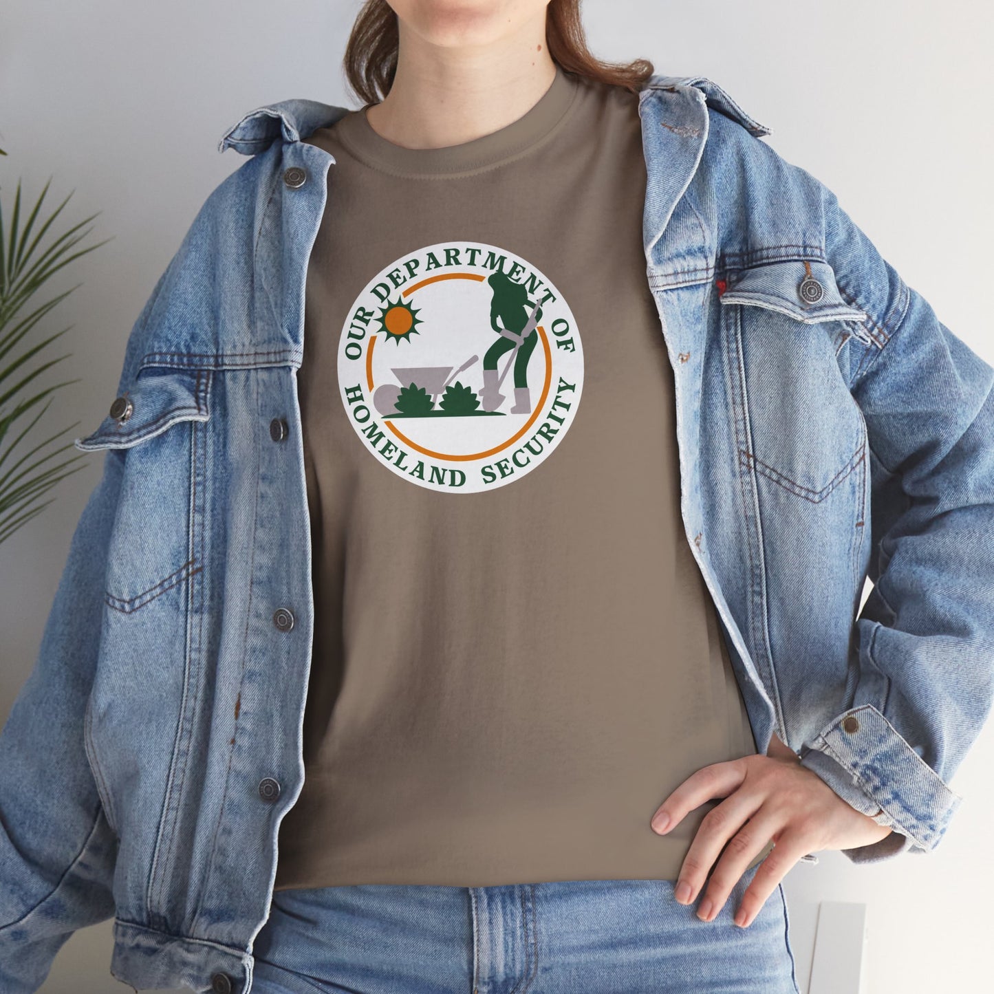 HOMELAND SECURITY (OUR DEPARTMENT OF) Unisex Heavy Cotton Tee