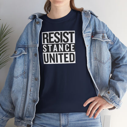RESIST STANCE UNITED Unisex Heavy Cotton Tee