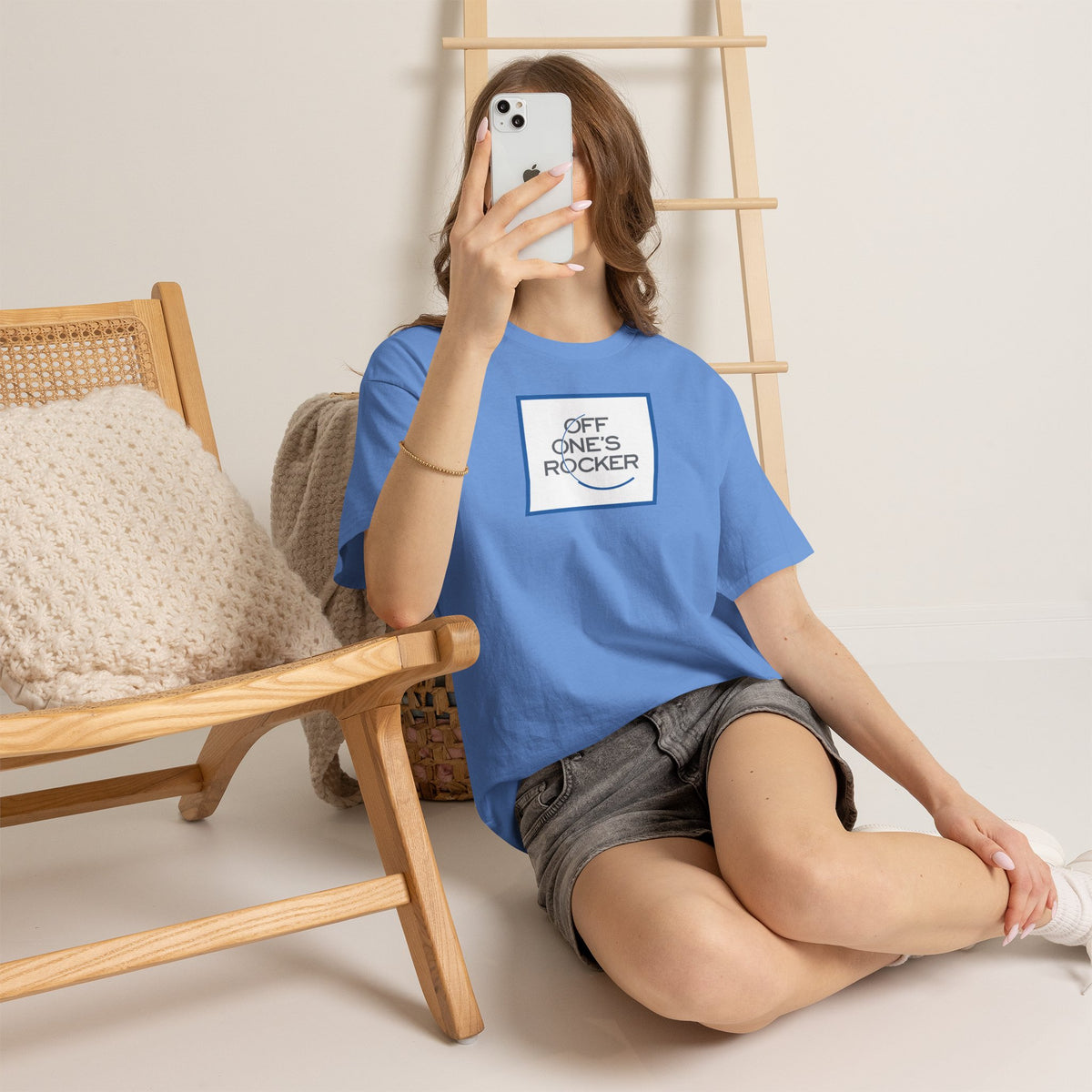 OFF ONE'S ROCKER Unisex Heavy Cotton Tee