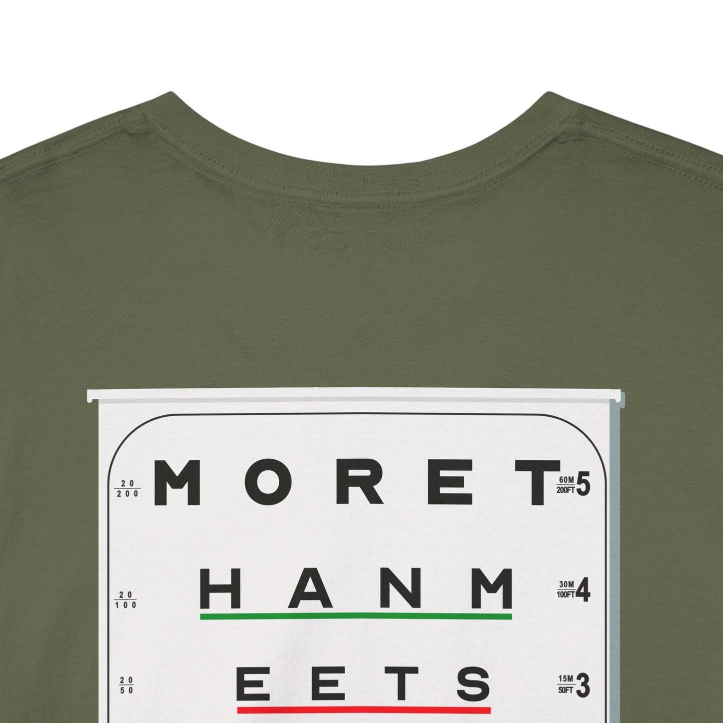 MORE THAN MEETS THE I TEST Unisex Heavy Cotton Tee