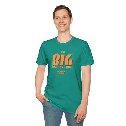 THE BIG LOVE-US-KEY Unisex Softstyle 100% Cotton T-Shirt