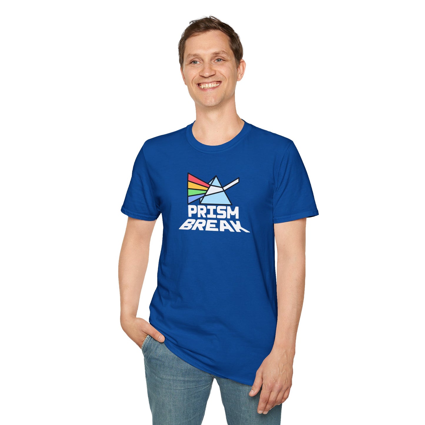 PRISM BREAK Unisex Softstyle 100% Cotton T-Shirt